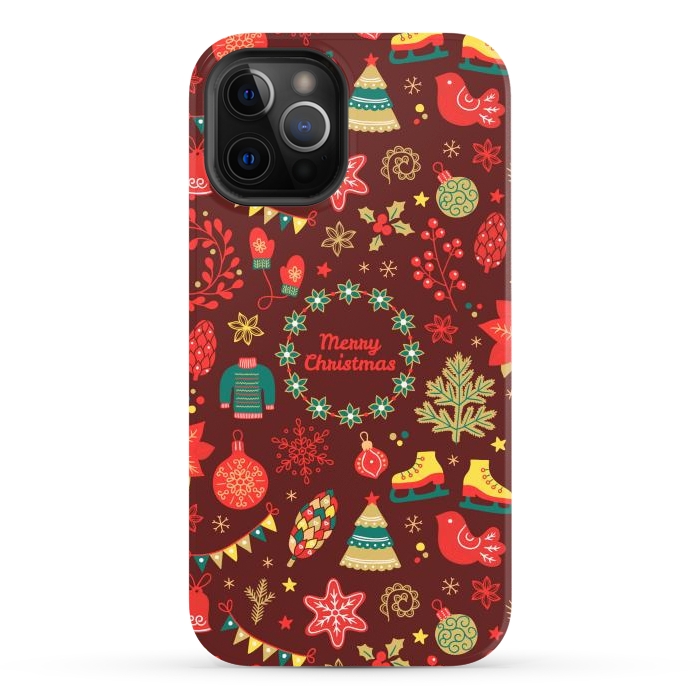 iPhone 12 Pro Max StrongFit Christmas Decoration by ArtsCase