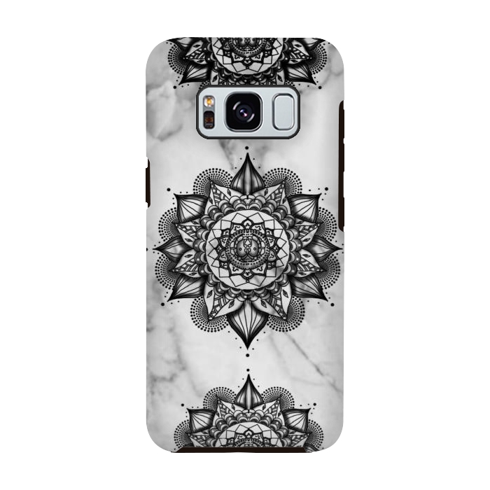 Galaxy S8 StrongFit Cute Flower Mandala by CAS
