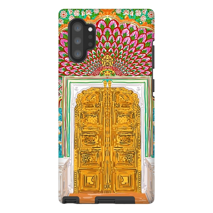 Galaxy Note 10 plus StrongFit Jaipur Palace Front Entrance Door by Uma Prabhakar Gokhale