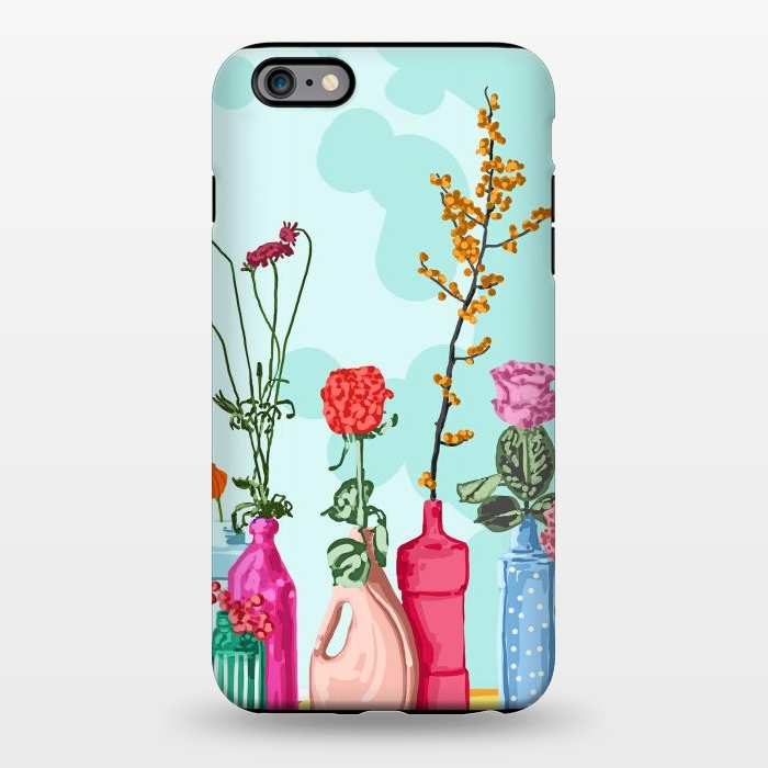 iPhone 6/6s plus StrongFit Flower Pots Meadow by Uma Prabhakar Gokhale