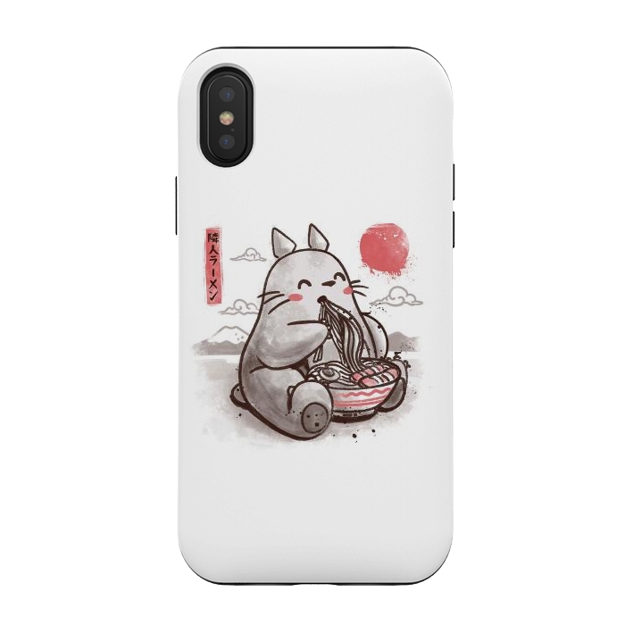 iPhone Xs / X StrongFit Ramen Neighbor Cute Funny Gift by eduely