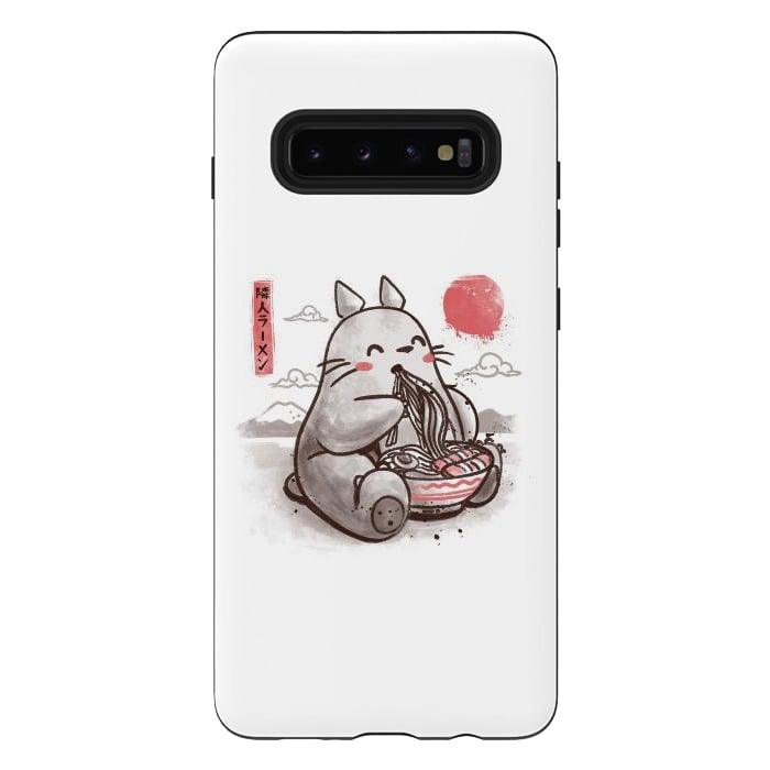 Galaxy S10 plus StrongFit Ramen Neighbor Cute Funny Gift by eduely