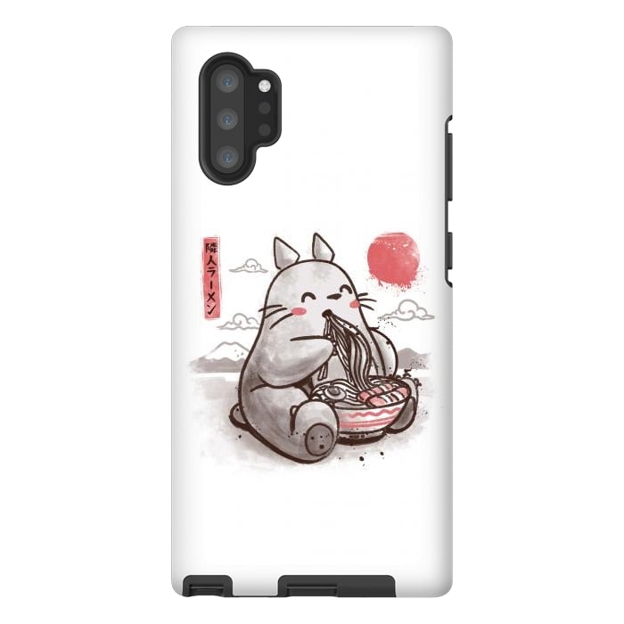 Galaxy Note 10 plus StrongFit Ramen Neighbor Cute Funny Gift by eduely