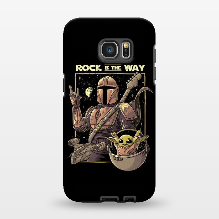 Galaxy S7 EDGE StrongFit Rock is the Way Funny Cute Music Gift by eduely
