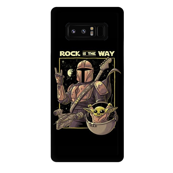 Galaxy Note 8 StrongFit Rock is the Way Funny Cute Music Gift by eduely