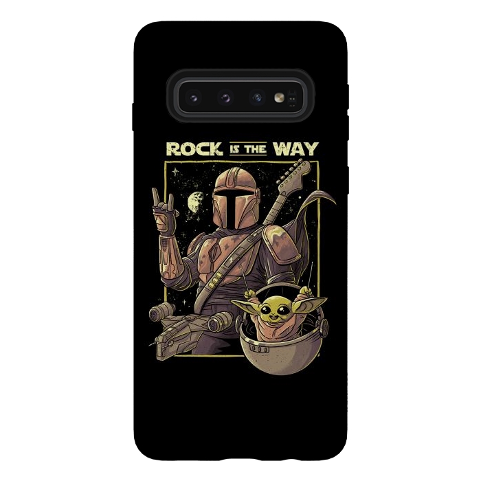 Galaxy S10 StrongFit Rock is the Way Funny Cute Music Gift by eduely
