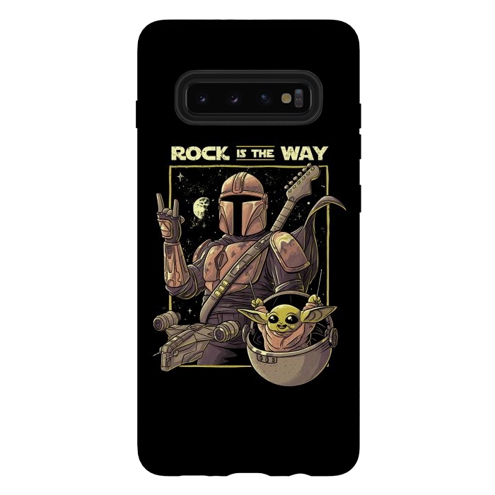 Galaxy S10 plus StrongFit Rock is the Way Funny Cute Music Gift by eduely