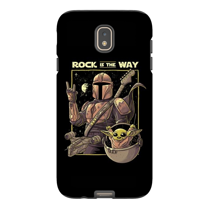 Galaxy J7 StrongFit Rock is the Way Funny Cute Music Gift by eduely