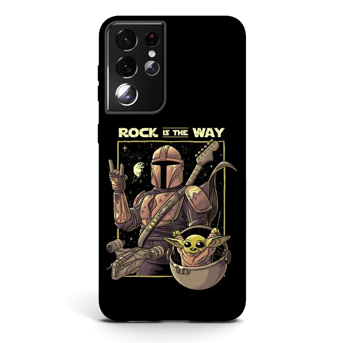 Galaxy S21 ultra StrongFit Rock is the Way Funny Cute Music Gift by eduely