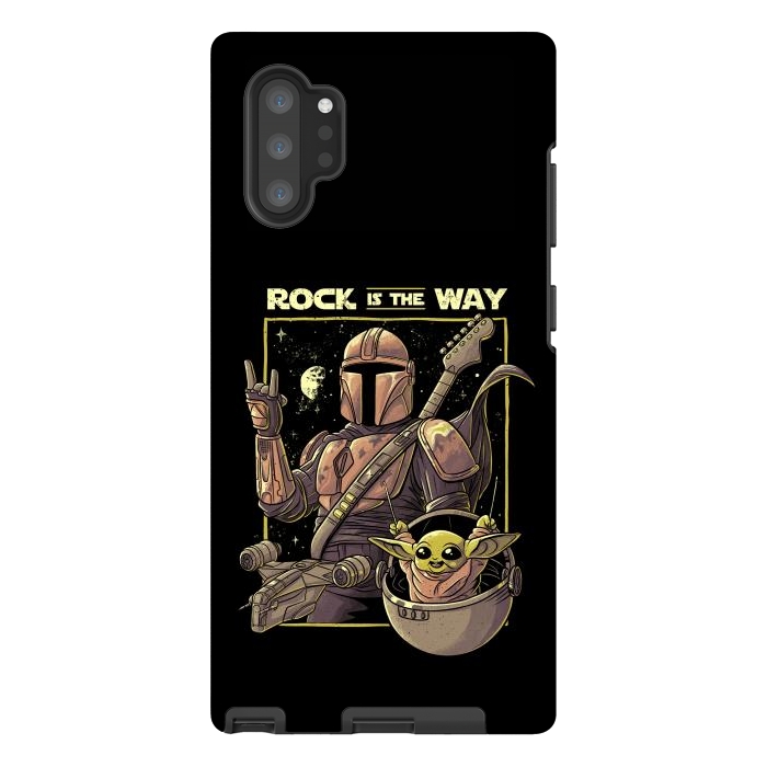 Galaxy Note 10 plus StrongFit Rock is the Way Funny Cute Music Gift by eduely