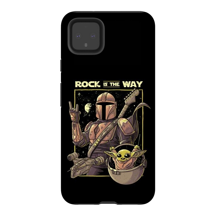 Pixel 4XL StrongFit Rock is the Way Funny Cute Music Gift by eduely