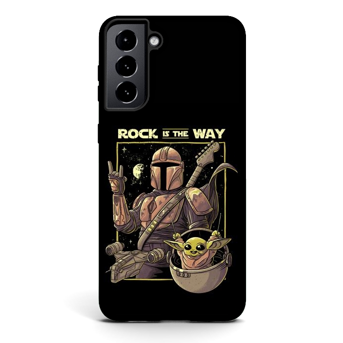 Galaxy S21 plus StrongFit Rock is the Way Funny Cute Music Gift by eduely