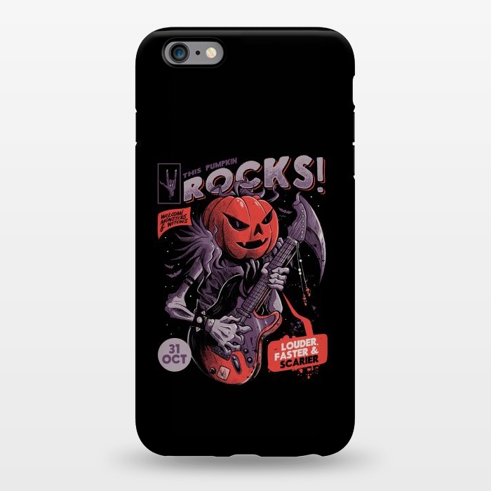 iPhone 6/6s plus StrongFit Rock Pumpkin by eduely