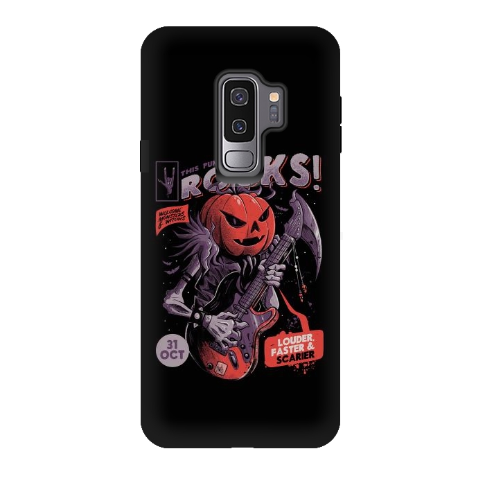 Galaxy S9 plus StrongFit Rock Pumpkin by eduely