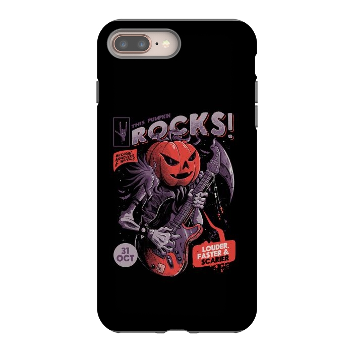iPhone 8 plus StrongFit Rock Pumpkin by eduely
