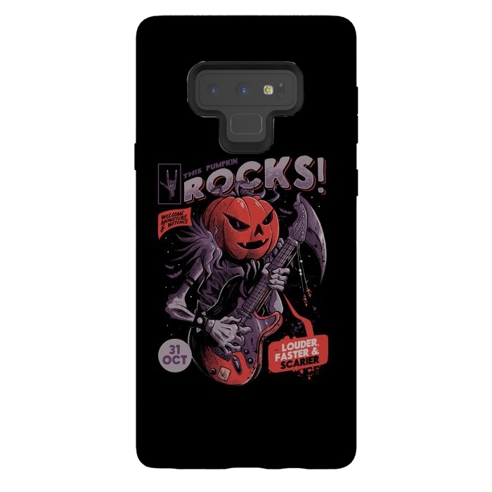 Galaxy Note 9 StrongFit Rock Pumpkin by eduely