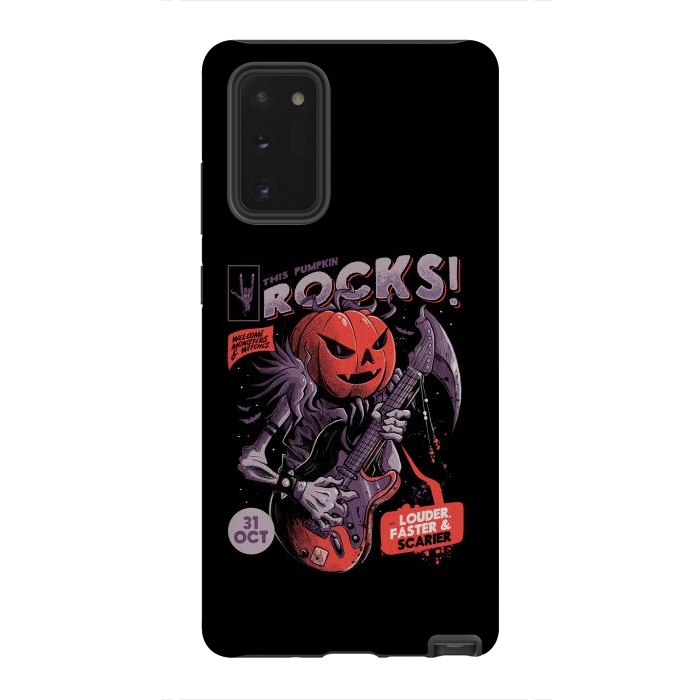 Galaxy Note 20 StrongFit Rock Pumpkin by eduely