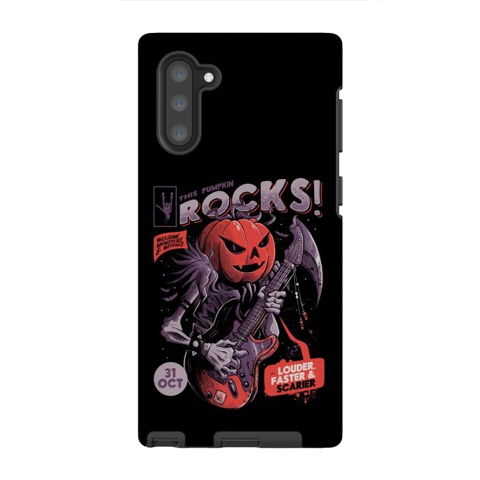 Galaxy Note 10 StrongFit Rock Pumpkin by eduely