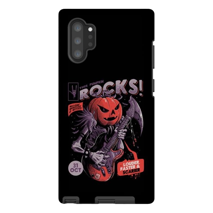 Galaxy Note 10 plus StrongFit Rock Pumpkin by eduely