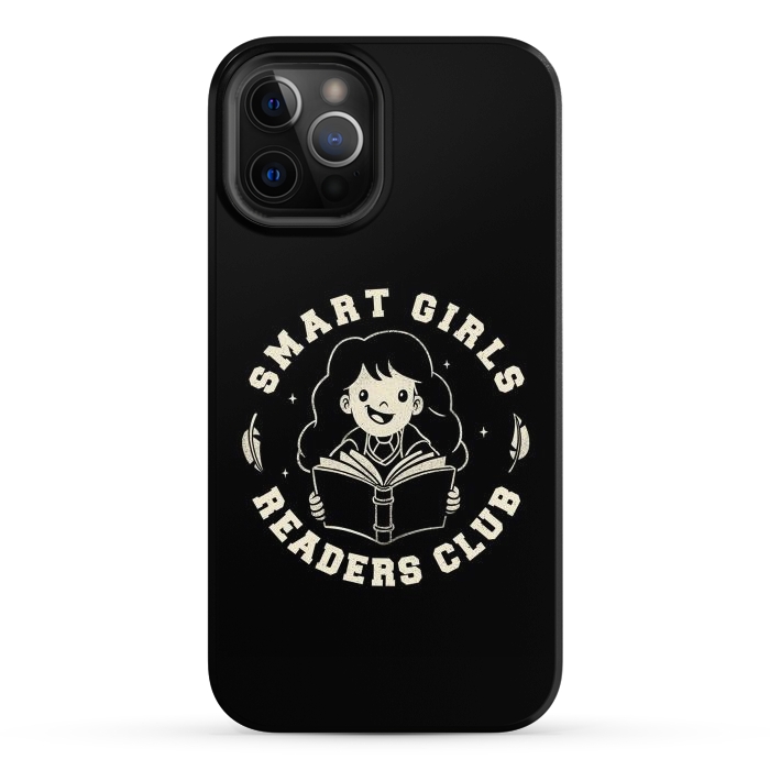 iPhone 12 Pro Max StrongFit Smart Girls Readers Club Funny Books by eduely