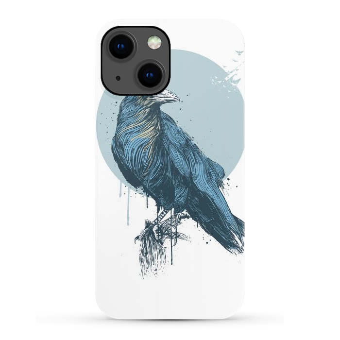 iPhone 13 SlimFit Blue crow by Balazs Solti