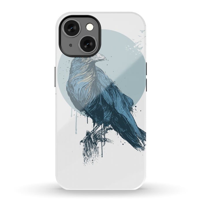 iPhone 13 StrongFit Blue crow by Balazs Solti