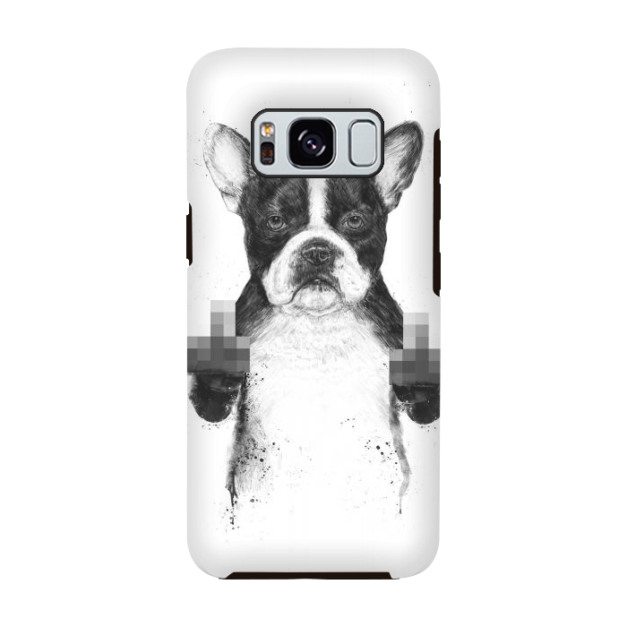 Galaxy S8 StrongFit Censored dog by Balazs Solti