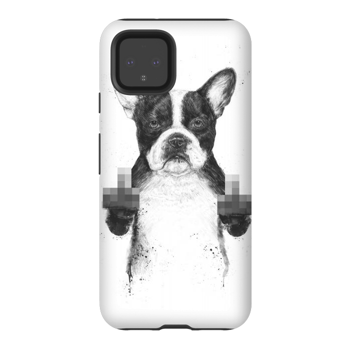 Pixel 4 StrongFit Censored dog by Balazs Solti