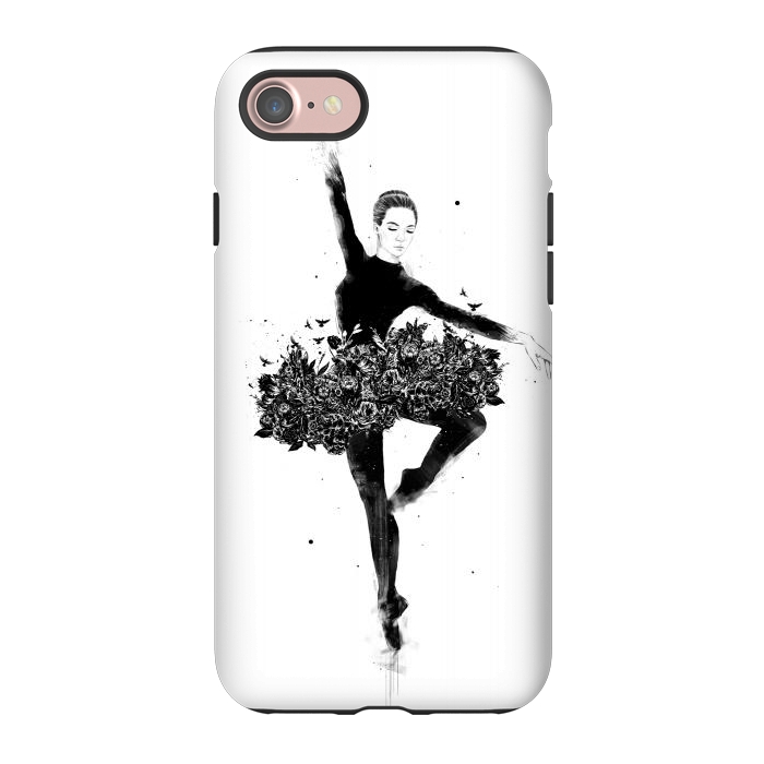 iPhone 7 StrongFit Floral dance by Balazs Solti
