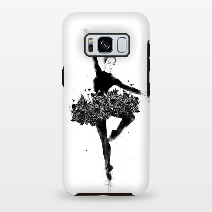 Galaxy S8 plus StrongFit Floral dance by Balazs Solti