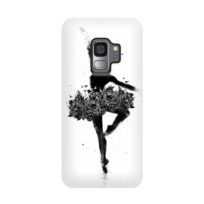 Galaxy S9 StrongFit Floral dance by Balazs Solti
