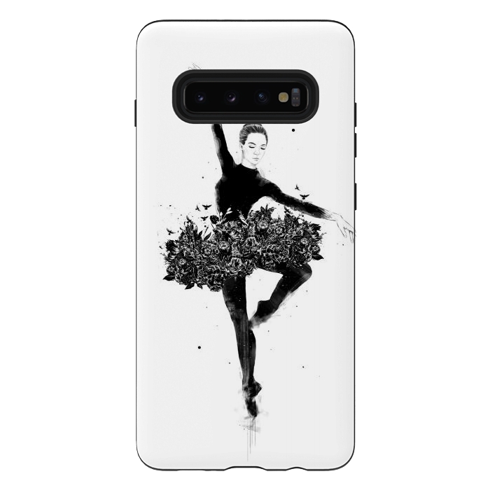 Galaxy S10 plus StrongFit Floral dance by Balazs Solti