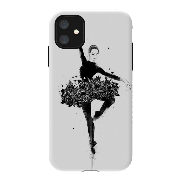 iPhone 11 StrongFit Floral dance by Balazs Solti