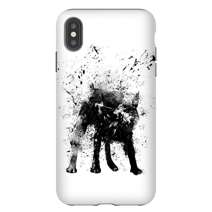 iPhone Xs Max StrongFit Wet dog by Balazs Solti