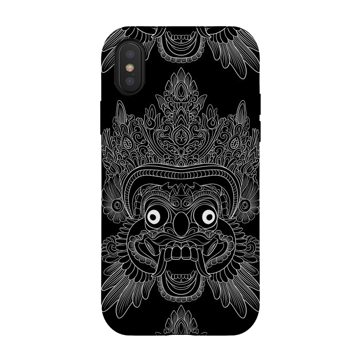 iPhone Xs / X StrongFit Chinese mask  by Alberto