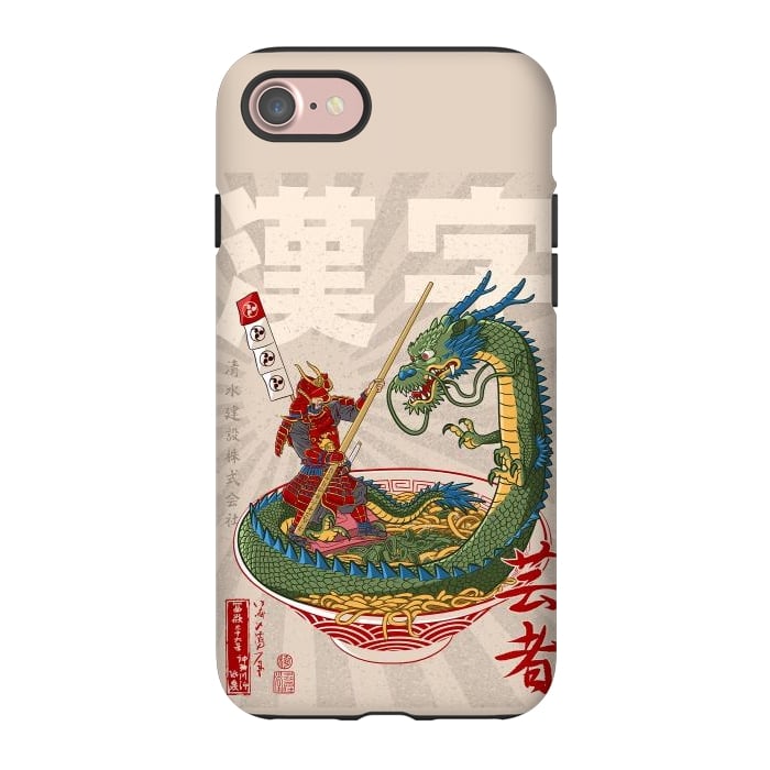 iPhone 7 StrongFit Samurai dragon ramen by Alberto