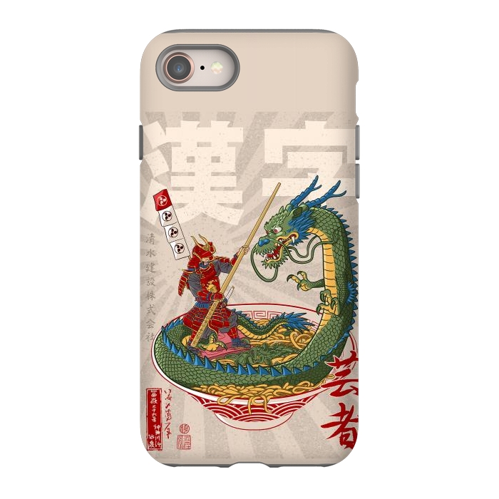iPhone 8 StrongFit Samurai dragon ramen by Alberto