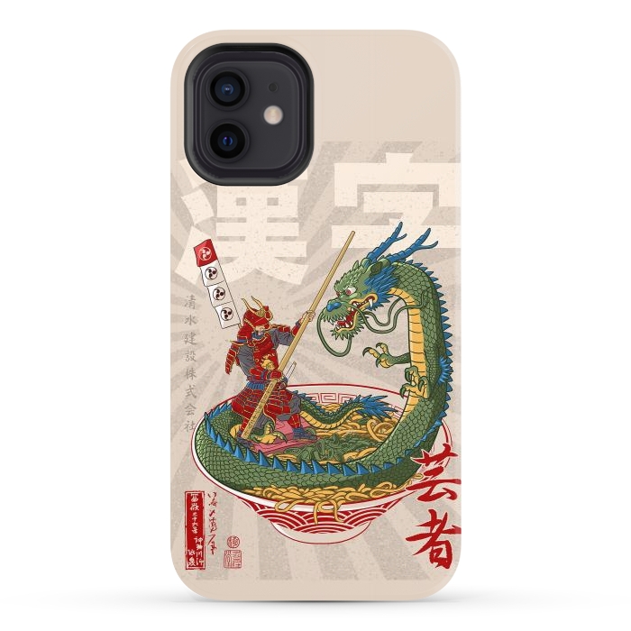 iPhone 12 StrongFit Samurai dragon ramen by Alberto