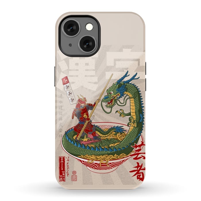 iPhone 13 StrongFit Samurai dragon ramen by Alberto