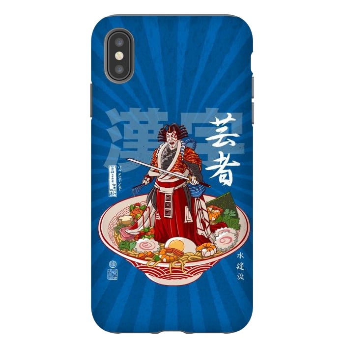 iPhone Xs Max StrongFit Ramen kabuki by Alberto