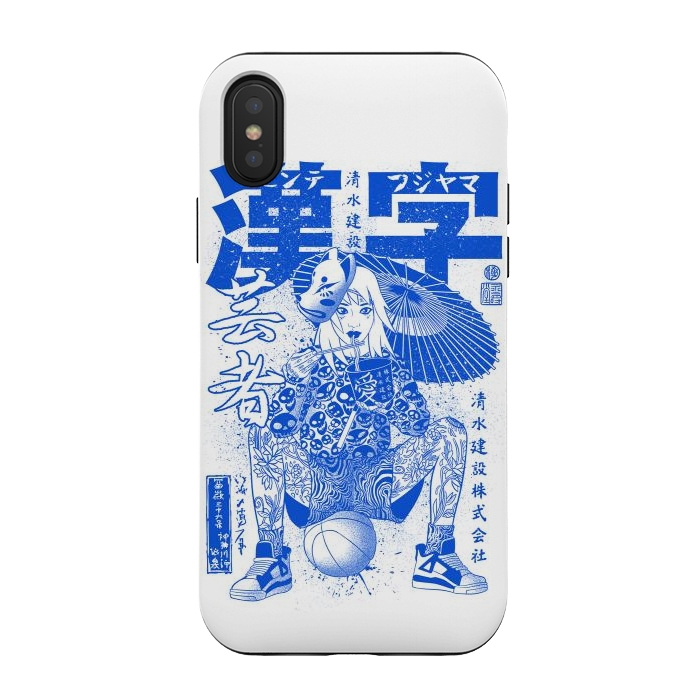 iPhone Xs / X StrongFit Ramen geisha basketball by Alberto