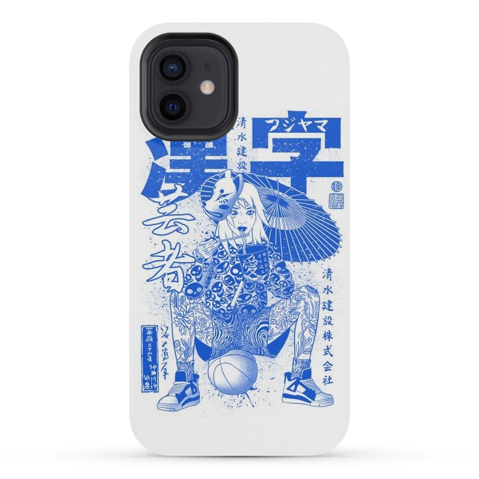 iPhone 12 mini StrongFit Ramen geisha basketball by Alberto