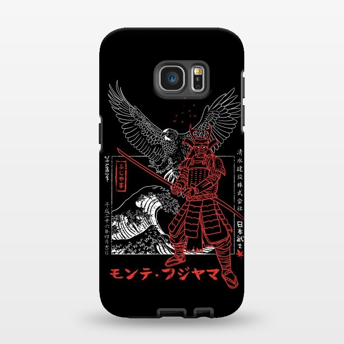 Galaxy S7 EDGE StrongFit Samurai eagle wave by Alberto