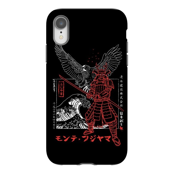 iPhone Xr StrongFit Samurai eagle wave by Alberto