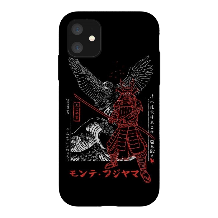 iPhone 11 StrongFit Samurai eagle wave by Alberto