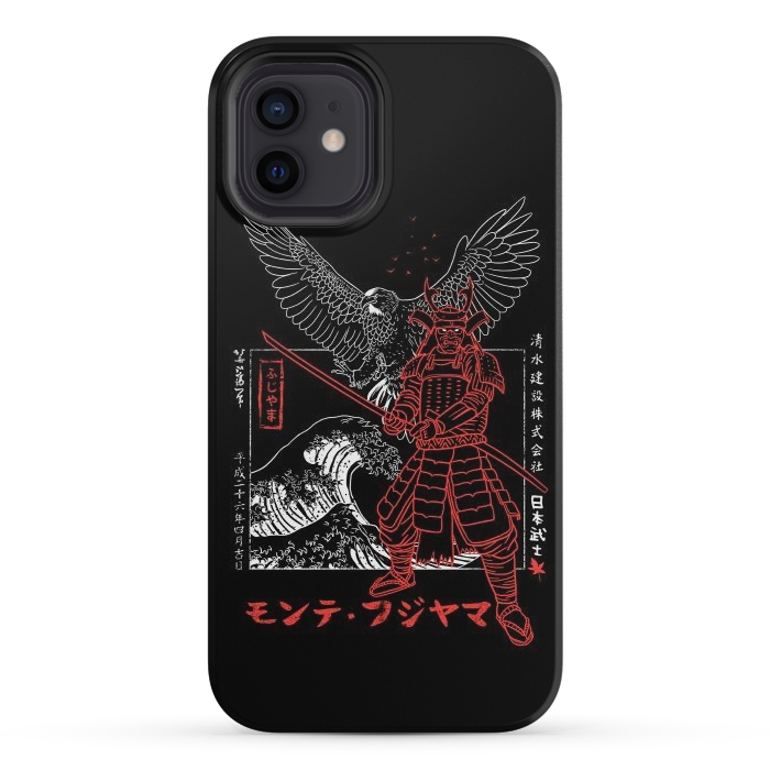 iPhone 12 mini StrongFit Samurai eagle wave by Alberto