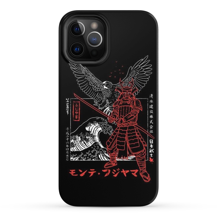 iPhone 12 Pro StrongFit Samurai eagle wave by Alberto
