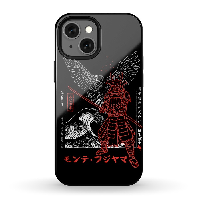 iPhone 13 mini StrongFit Samurai eagle wave by Alberto