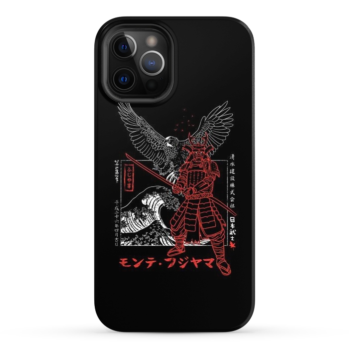 iPhone 12 Pro Max StrongFit Samurai eagle wave by Alberto