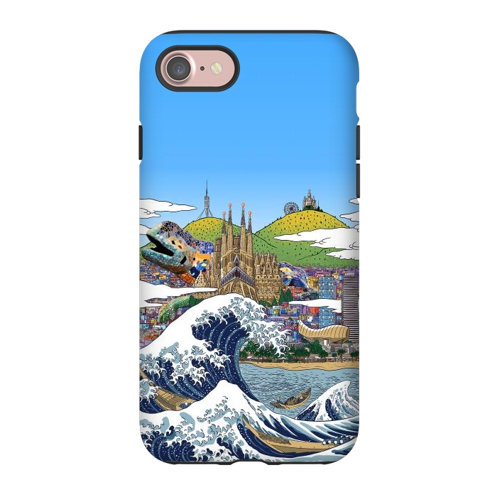 iPhone 7 StrongFit The great wave in Barcelona by Alberto